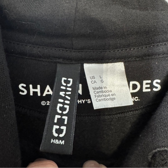 Shawn Mendes 2019 Tour Hoodie Black Graphic Sweatshirt H&M Divided L - Picture 4 of 8